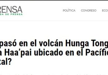 AdPrensa | ¿Qué pasó en el volcán Hunga Tonga – Hunga Haa’pai ubicado en el Pacífico Oriental?