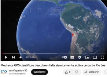 Antofagasta TV | Mediante GPS científicos descubren falla sísmicamente activa cerca de Río Loa