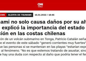 CNN Chile | “El tsunami no solo causa daños por su altura”: Experto explicó la importancia del estado de precaución en las costas chilenas