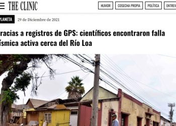 The Clinic | Gracias a registros de GPS: científicos encontraron falla sísmica activa cerca del Río Loa