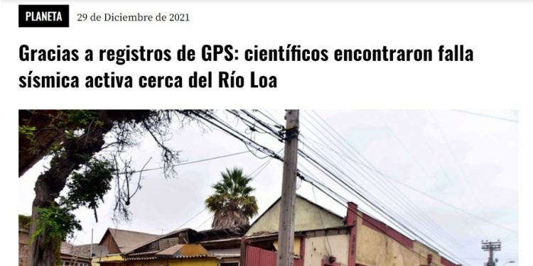 The Clinic | Gracias a registros de GPS: científicos encontraron falla sísmica activa cerca del Río Loa