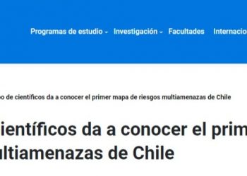 UC.cl | Grupo de científicos da a conocer el primer mapa de riesgos multiamenazas de Chile