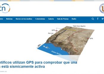 Noticias UCN | Científicos utilizan GPS para comprobar que una falla está sísmicamente activa