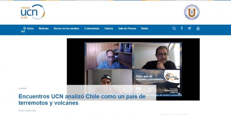 UCN Noticias | Encuentros UCN analizó Chile como un país de terremotos y volcanes