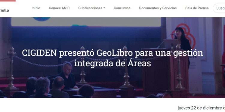 ANID | CIGIDEN presentó GeoLibro para una gestión integrada de Áreas
