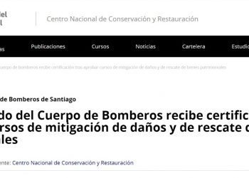 CNCR | Voluntariado del Cuerpo de Bomberos recibe certificación tras aprobar cursos de mitigación de daños y de rescate de bienes patrimoniales