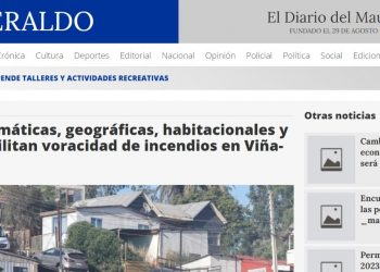 El Heraldo | Condiciones climáticas, geográficas, habitacionales y de residuos facilitan voracidad de incendios en Viña-Valparaíso
