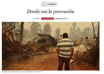 La Tercera | Deuda con la prevención