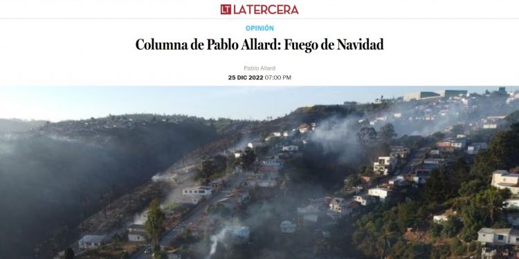 La Tercera | Columna de Pablo Allard: Fuego de Navidad