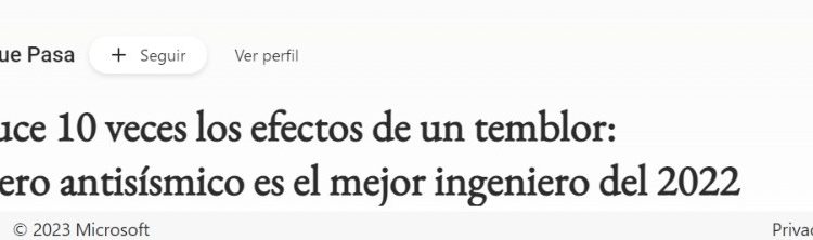 MSN | Reduce 10 veces los efectos de un temblor: pionero antisísmico es el mejor ingeniero del 2022