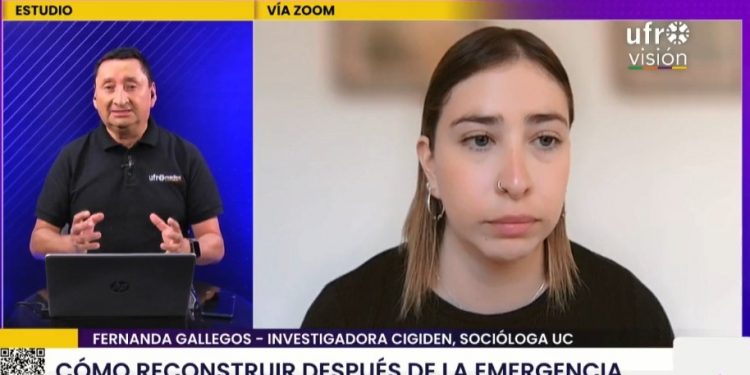 UFRO Medios | Entrevista a investigadora CIGIDEN, Fernanda Gallegos, sobre Policy Paper «Reconstrucción Multidimensional: ¿Cómo incluir las narrativas sociales en la recuperación de sitios post-desastre?»