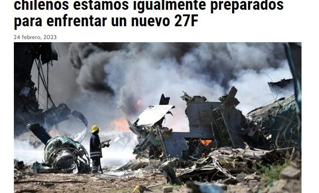 AdPrensa | Cigiden: Estudio señala que no todos los chilenos estamos igualmente preparados para enfrentar un nuevo 27F