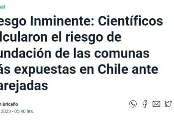 Meganoticias | Riesgo Inminente: Científicos calcularon el riesgo de inundación de las comunas más expuestas en Chile ante marejadas