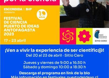 CIGIDEN en el Paseo por la Ciencia. Puerto Ideas, Antofagasta