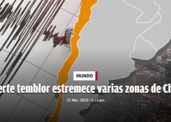 El Periodico de Monagas | Fuerte temblor estremece varias zonas de Chile