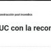 UC Noticias | El compromiso de la UC con la reconstrucción post incendios