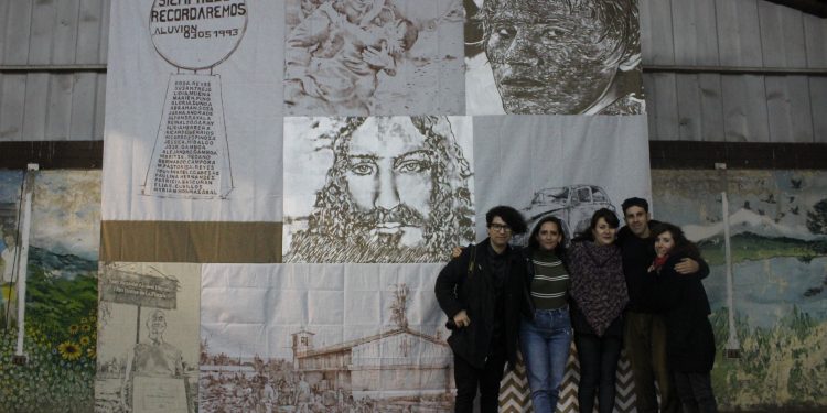 CIGIDEN entrega lienzo conmemorativo a 30 años del aluvión de 1993 en la Quebrada de Macul