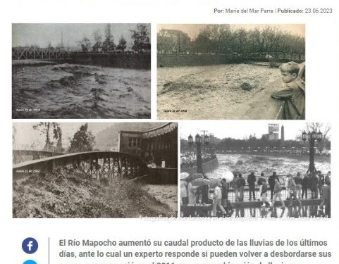 El Desconcierto | ¿Puede volver a ocurrir? Recuerdan el historial de desbordes del Río Mapocho