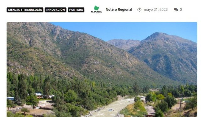 El diario de Santiago | Lanzan nueva aplicación para monitoreo de riesgos e impactos ambientales en la cuenca del Río Maipo