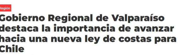 G5 Noticias | Gobierno Regional de Valparaíso destaca la importancia de avanzar hacia una nueva ley de costas para Chile
