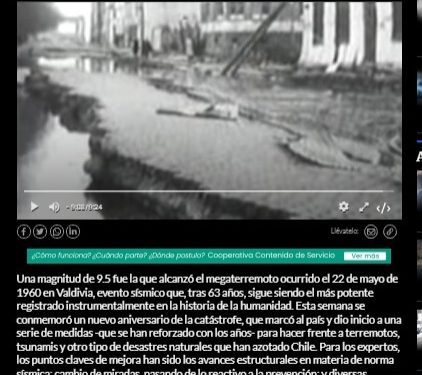 Cooperativa | A 63 años del terremoto de Valdivia, ¿cuánto ha avanzado Chile en gestión de desastres?