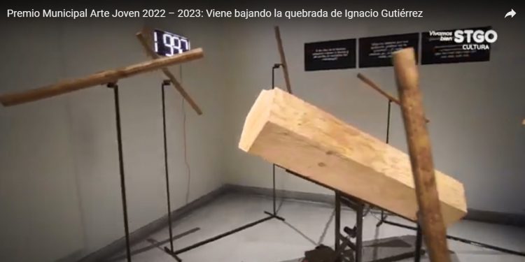 Santiago Cultura | Premio Municipal Arte Joven 2022 – 2023: Viene bajando la quebrada de Ignacio Gutiérrez
