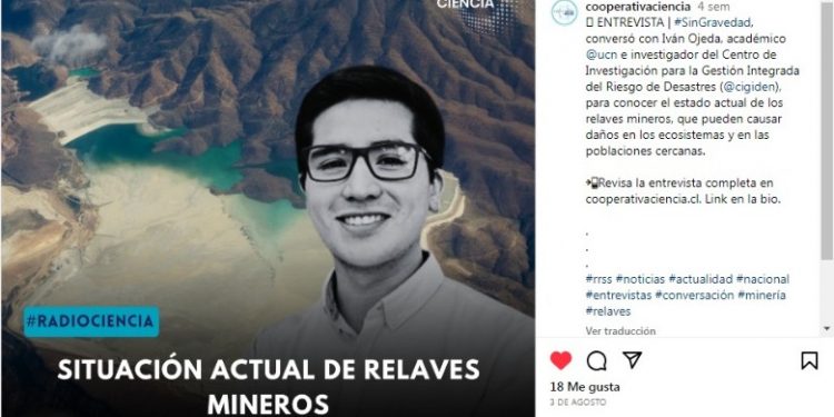 Cooperativa Ciencias | Estado actual de los relaves mineros