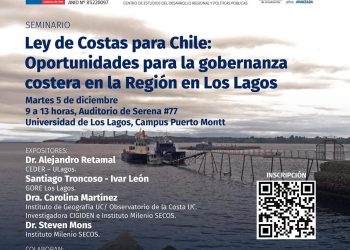 Seminario «Ley de Costas para Chile: Oportunidades para la gobernanza costera en la Región de Los Lagos»