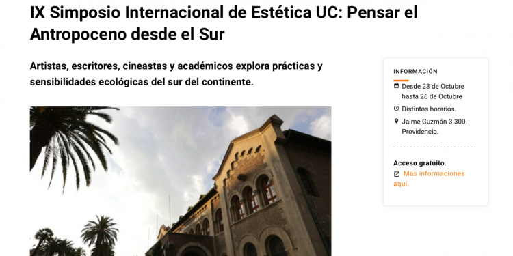 Radio Beethoven | IX Simposio Internacional de Estética UC: Pensar el Antropoceno desde el Sur