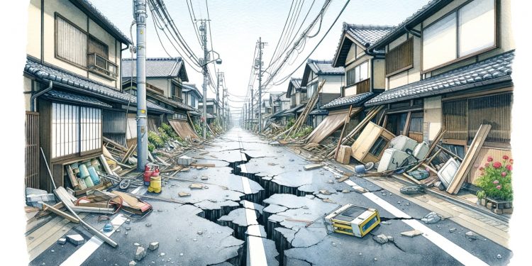 Terremoto 7,6 en Japón se ubica en falla geológica de 200 Km de largo en la Península de Noto