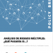Policy Brief: Análisis de riesgos múltiples: ¿Qué pasaría si…?