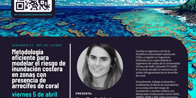 Charla «Metodología eficiente para modelar el riesgo de inundación costera en zonas con presencia de arrecifes de coral»