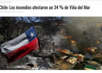 800 Noticias | Chile: Los incendios afectaron un 34 % de Viña del Mar