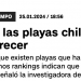 CNN Tiempo | Cerca del 86% de las playas chilenas están en riesgo de desaparecer