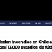 Mega Tubazos | Informe demoledor: Incendios en Chile arrasaron el equivalente a casi 13.000 estadios de fútbol