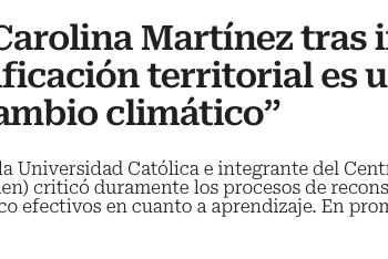 Radio ADN | Geógrafa Carolina Martínez tras incendios en Valparaíso: “La planificación territorial es una causa de fondo, incluso más que el cambio climático”