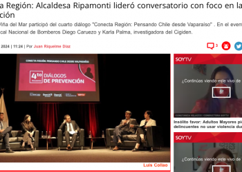 Soy Valparaíso | Conecta Región: Alcaldesa Ripamonti lideró conversatorio con foco en la prevención
