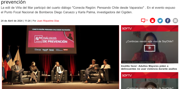 Soy Valparaíso | Conecta Región: Alcaldesa Ripamonti lideró conversatorio con foco en la prevención