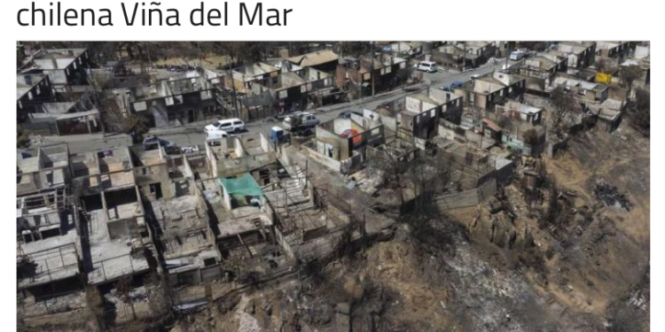 Tiempo | Dañada por incendios, tercio de la ciudad chilena Viña del Mar