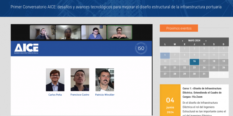 AICE | Primer Conversatorio AICE: desafíos y avances tecnológicos para mejorar el diseño estructural de la infraestructura portuaria