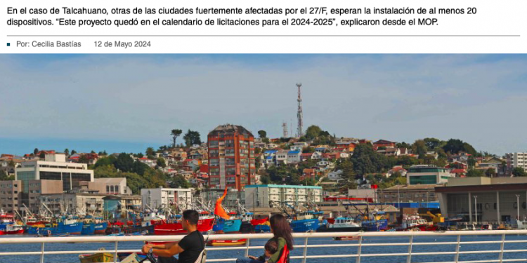 Diario Concepción | Municipalidades esperan concreción del Sistema de Alerta de Tsunamis : Tomé proyecta 23 alarmas para la comuna