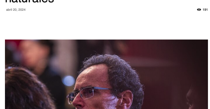 Diario El Pulso | Reconocen a ex presidente de comisión que estimó costo para mitigar impacto de desastres naturales