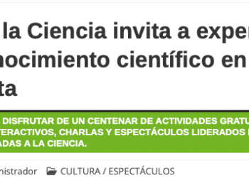 El Referente | Paseo por la Ciencia invita a experimentar y vivir el conocimiento científico en Antofagasta