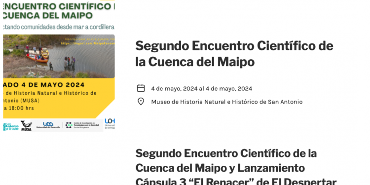 Ladera Sur | Segundo Encuentro Científico de la Cuenca del Maipo