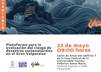 Ceremonia lanzamiento proyecto “Plataforma para la evaluación del riesgo de desastres socionaturales en el Gran Valparaíso”