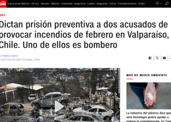 CNN Español | Dictan prisión preventiva a dos acusados de provocar incendios de febrero en Valparaíso, Chile. Uno de ellos es bombero