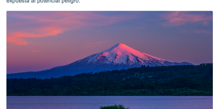 Meteored | La zona volcánica más importante de Chile