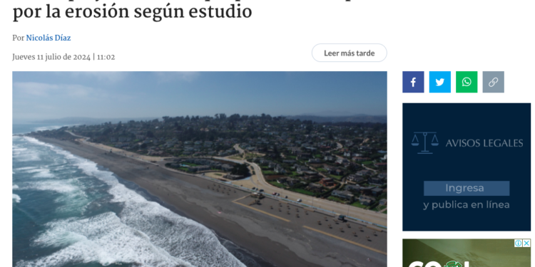Bio Bio | Las 10 playas de Chile que podrían desaparecer en 10 años por la erosión según estudio