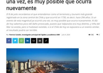 CodexVerde | Terremoto y Tsunami de 1730: Si un evento de esta magnitud ya ocurrió una vez, es muy posible que ocurra nuevamente