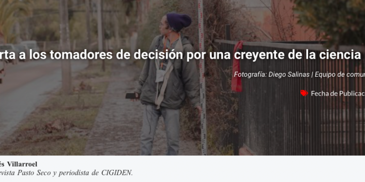 Descentrados | Carta abierta a los tomadores de decisión por una creyente de la ciencia